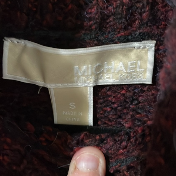 MICHAEL Michael Korse Maroon Turtleneck With Small Logo Size Small - Picture 2 of 9
